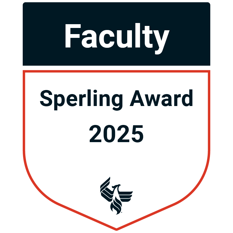 John Sperling Distinguished Faculty Award 2025