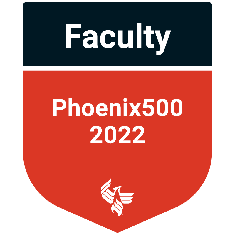Phoenix 500 Distinguished Faculty Award 2022