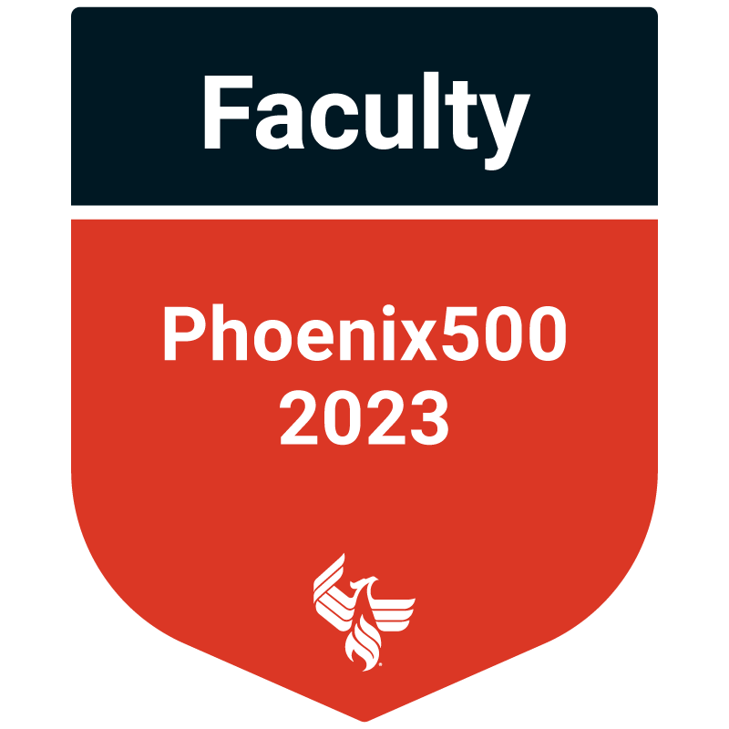 Phoenix 500 Distinguished Faculty Award 2023